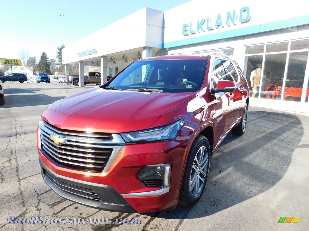 2023 Traverse High Country - Radiant Red Tintcoat / Jet Black/­Clove photo #3