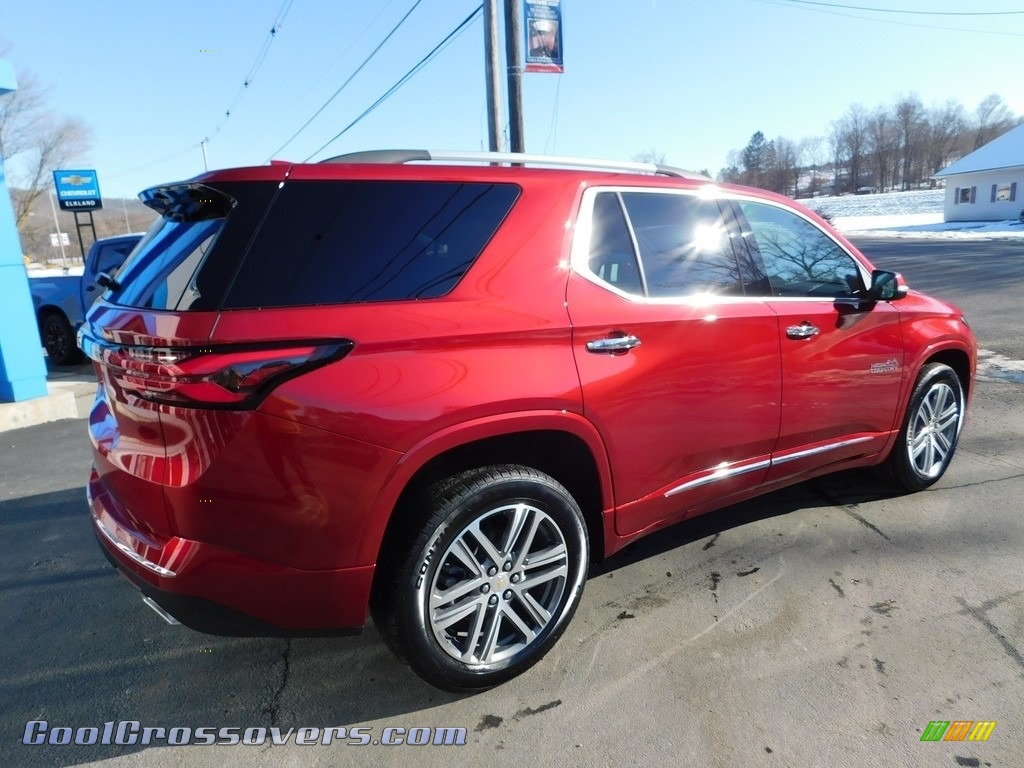 2023 Traverse High Country - Radiant Red Tintcoat / Jet Black/­Clove photo #9