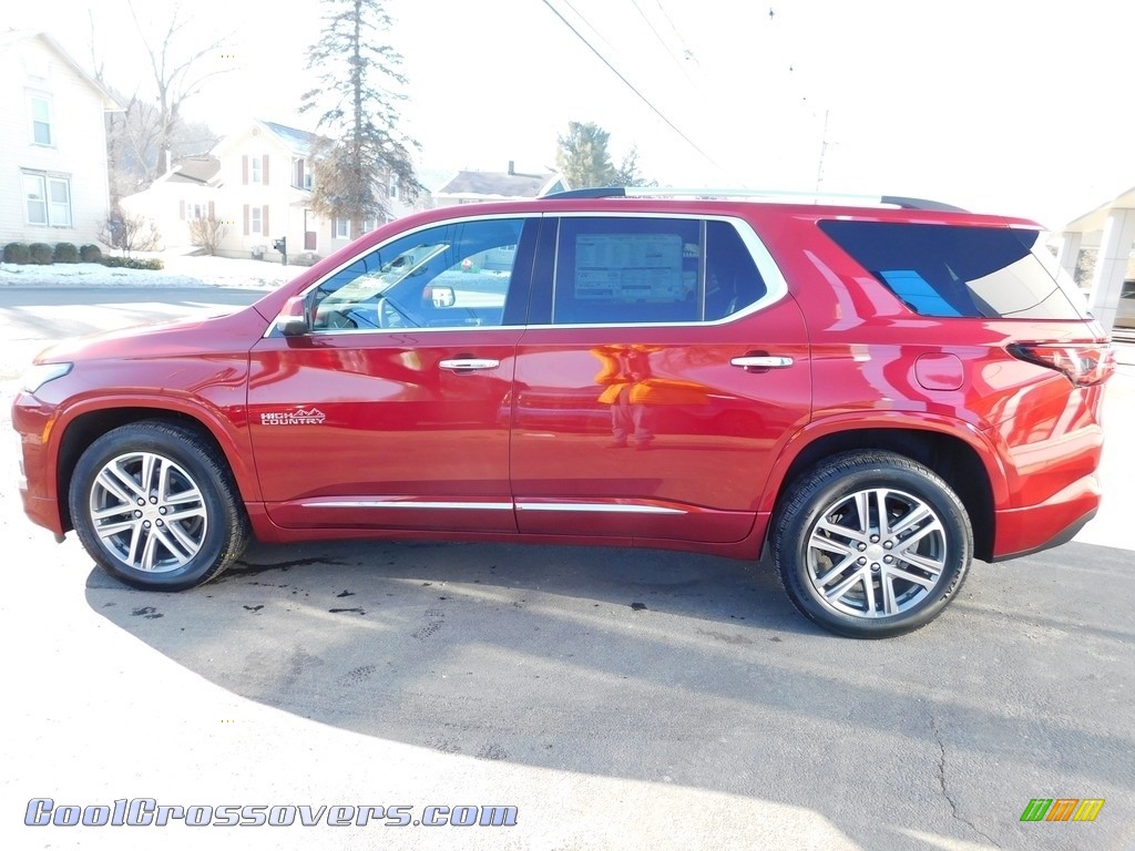 2023 Traverse High Country - Radiant Red Tintcoat / Jet Black/­Clove photo #13