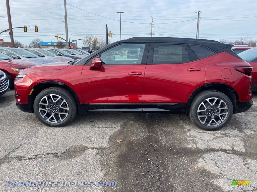 2023 Blazer RS AWD - Radiant Red Tintcoat / Jet Black w/Red Accents photo #3