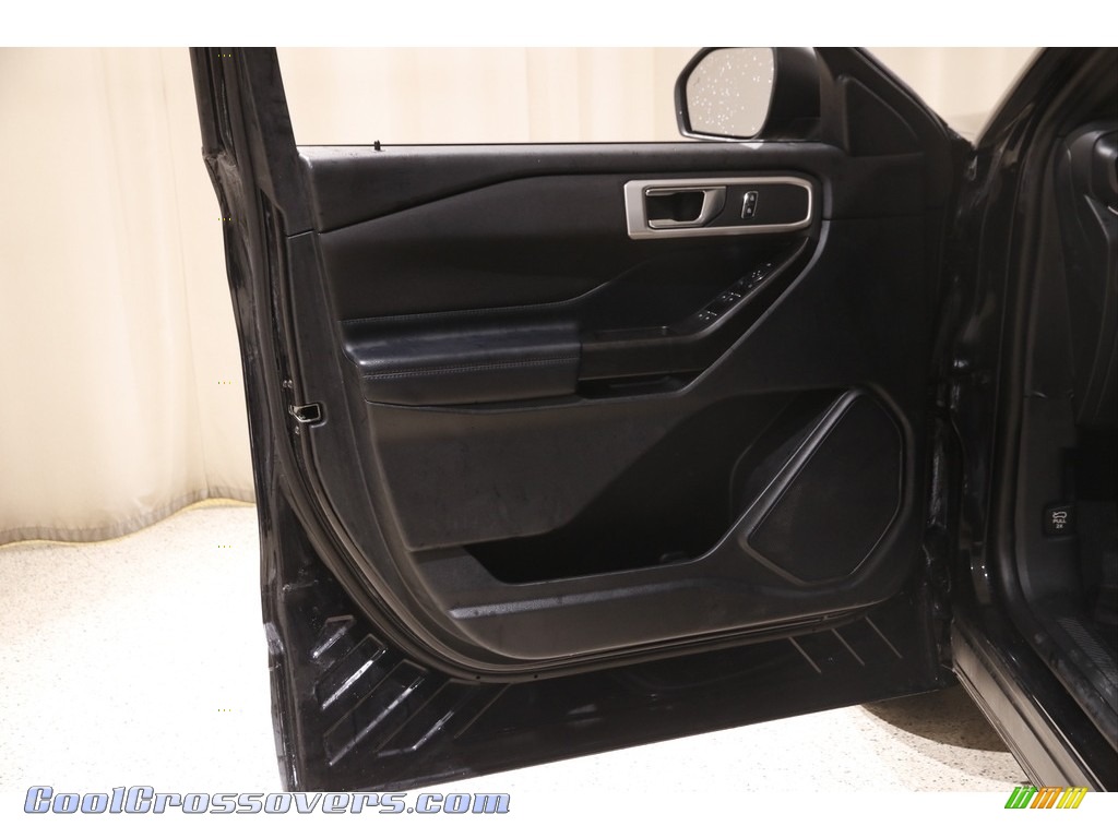 2020 Explorer XLT 4WD - Agate Black Metallic / Ebony photo #5