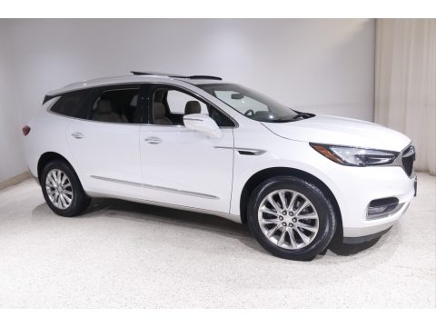 White Frost Tricoat 2018 Buick Enclave Premium AWD