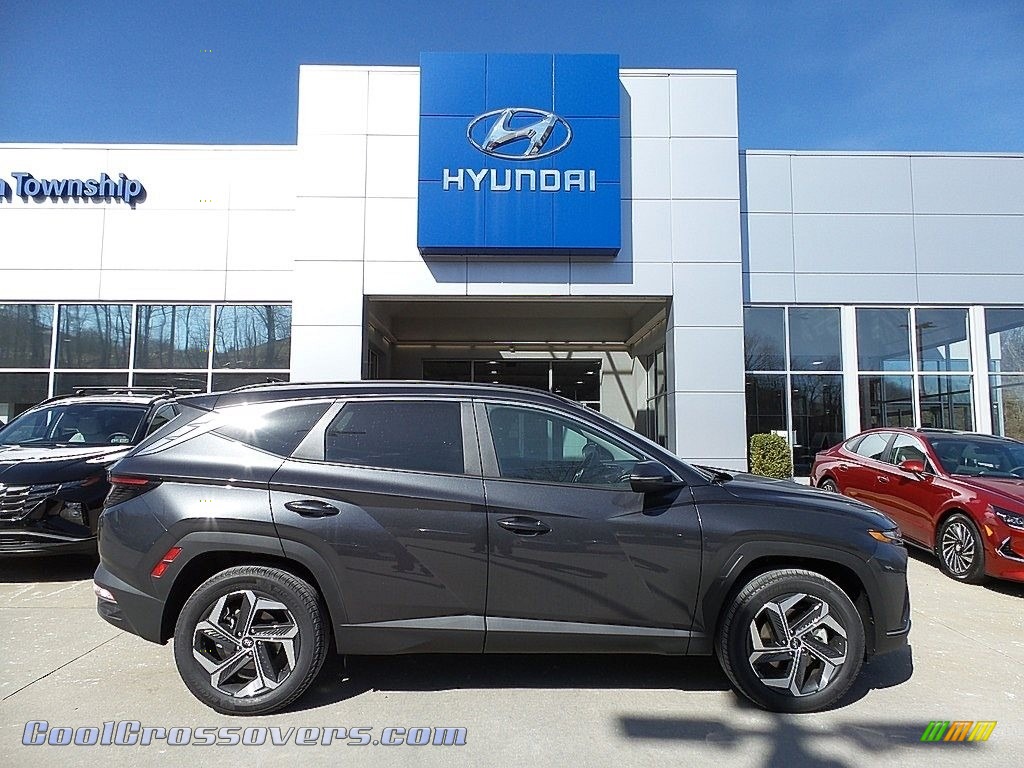 Portofino Gray / Black Hyundai Tucson SEL AWD