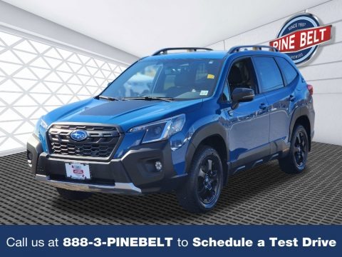 Geyser Blue 2022 Subaru Forester Wilderness