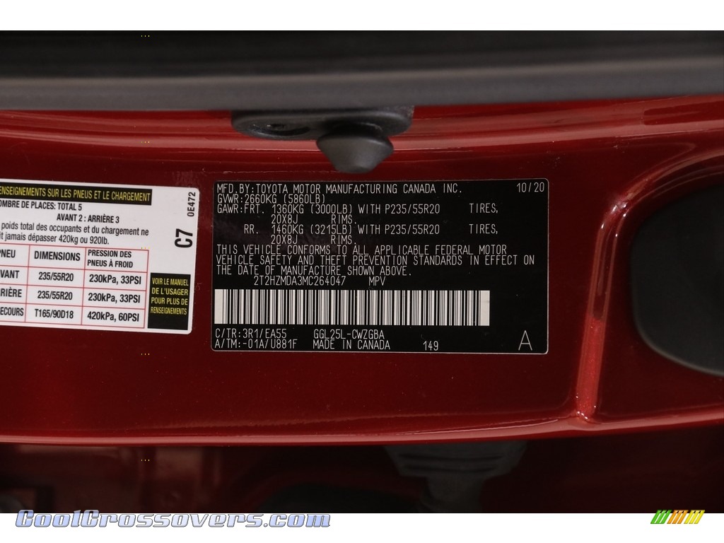 2021 RX 350 AWD - Matador Red Mica / Glazed Caramel photo #24