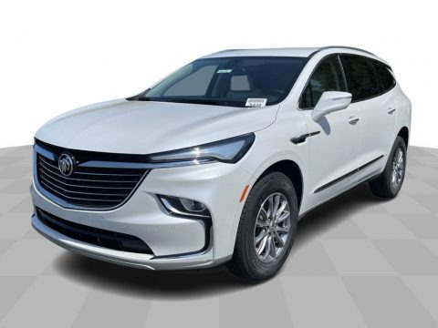 White Frost Tricoat 2023 Buick Enclave Essence AWD