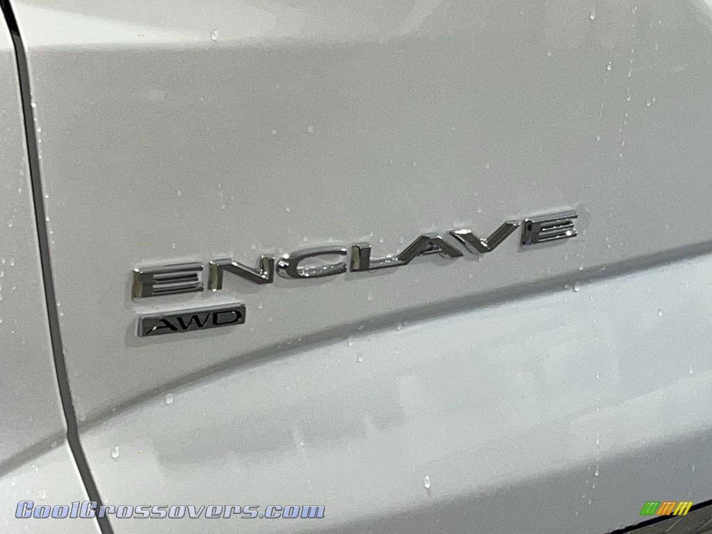 2023 Enclave Essence AWD - White Frost Tricoat / Whisper Beige/Ebony photo #30