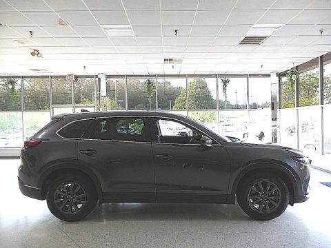 Machine Gray Metallic 2023 Mazda CX-9 Touring AWD