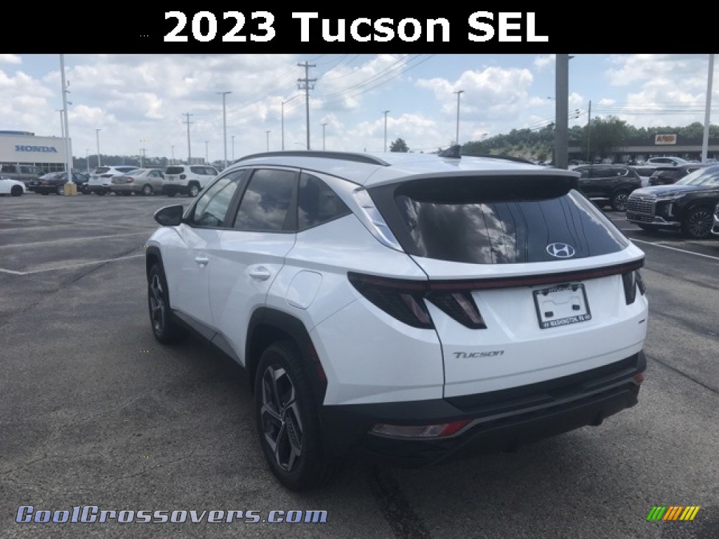 2023 Tucson SEL AWD - Serenity White / Black photo #2