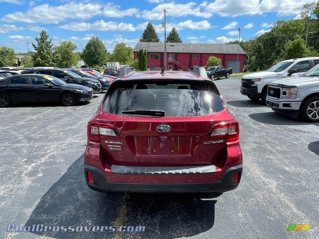 2018 Outback 2.5i Limited - Crimson Red Pearl / Ivory photo #3