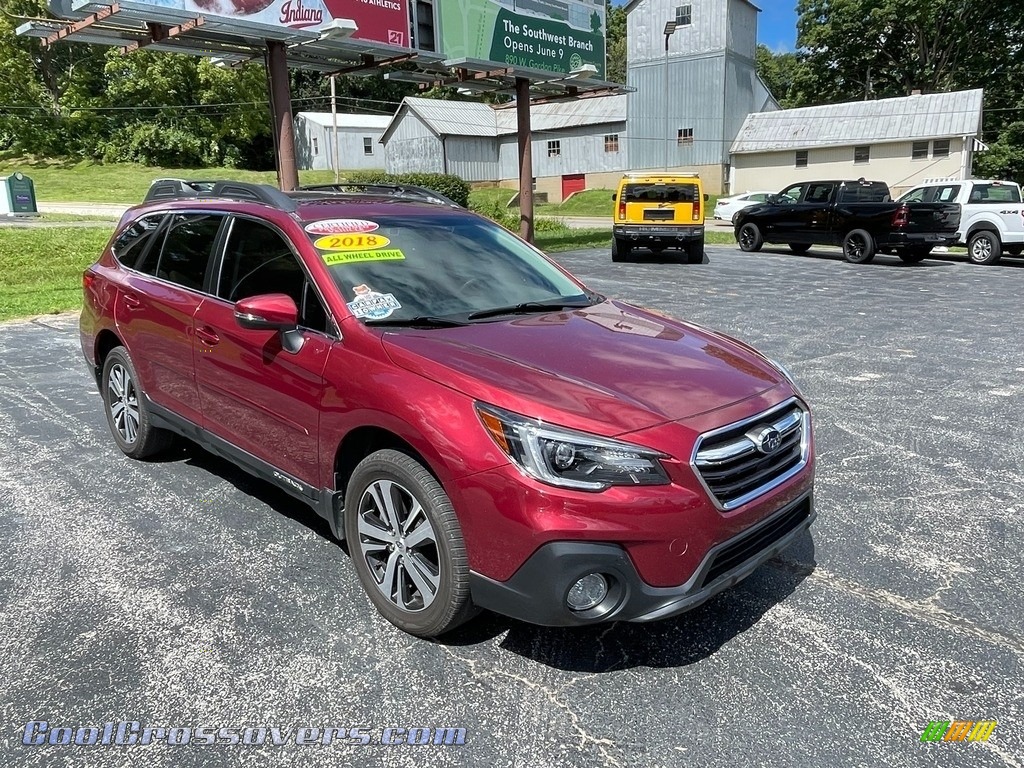 2018 Outback 2.5i Limited - Crimson Red Pearl / Ivory photo #5