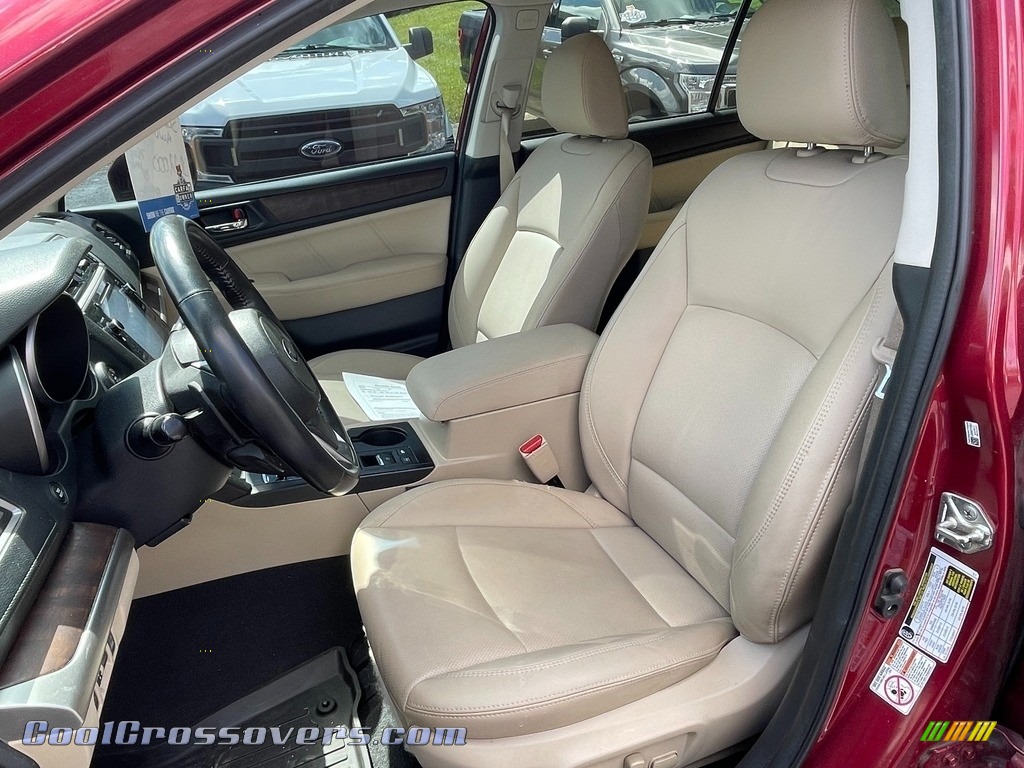 2018 Outback 2.5i Limited - Crimson Red Pearl / Ivory photo #10