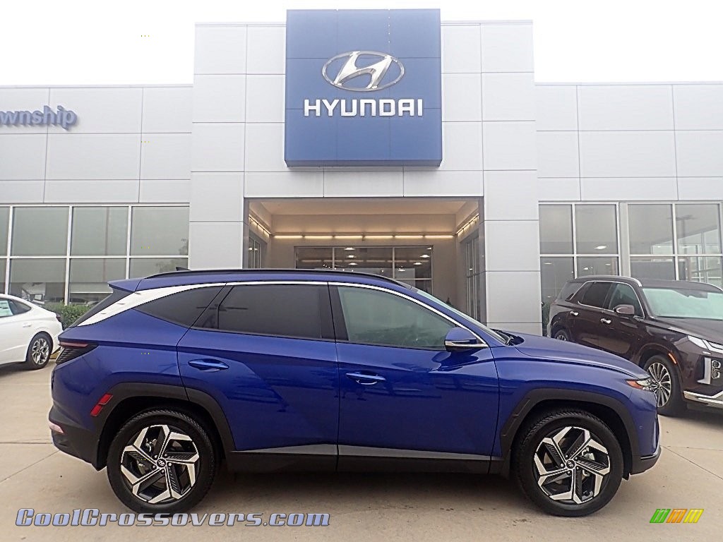 Intense Blue / Black Hyundai Tucson Limited AWD