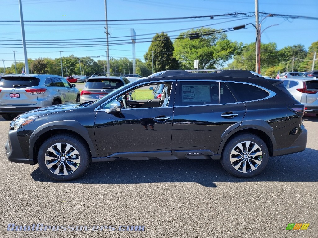 2024 Outback Touring - Crystal Black Silica / Java Brown photo #3