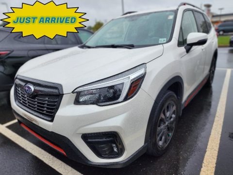 Crystal White Pearl 2021 Subaru Forester 2.5i Sport