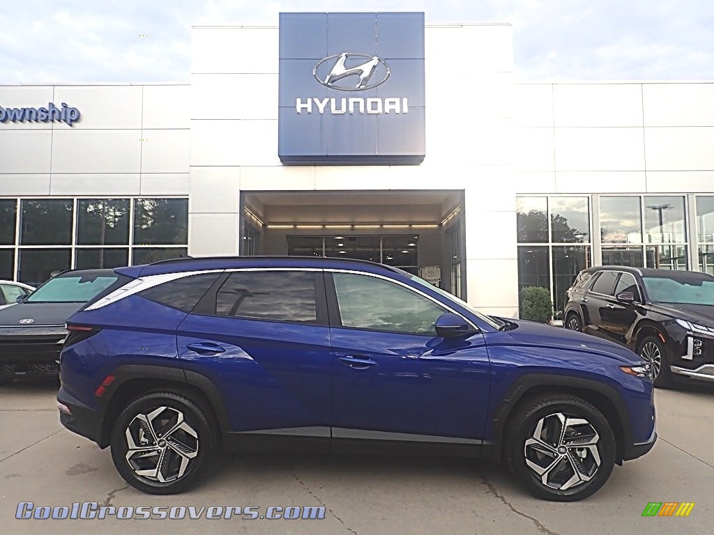 Intense Blue / Gray Hyundai Tucson SEL AWD