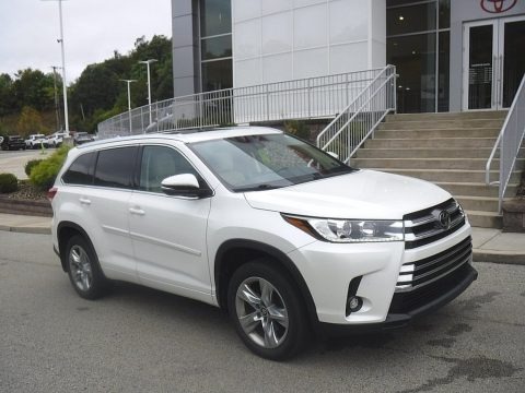 Blizzard Pearl White 2019 Toyota Highlander Limited AWD