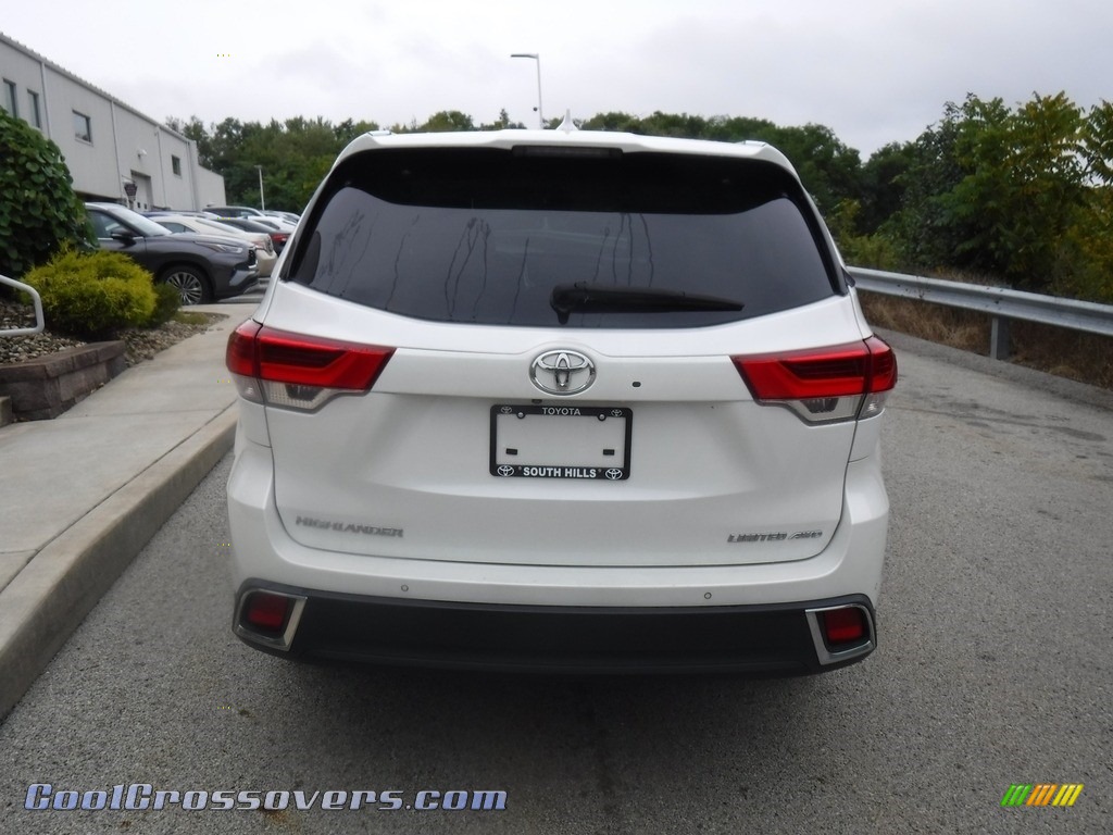 2019 Highlander Limited AWD - Blizzard Pearl White / Almond photo #9