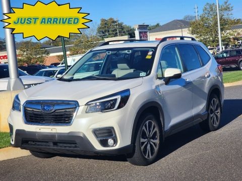 Crystal White Pearl 2021 Subaru Forester 2.5i Limited