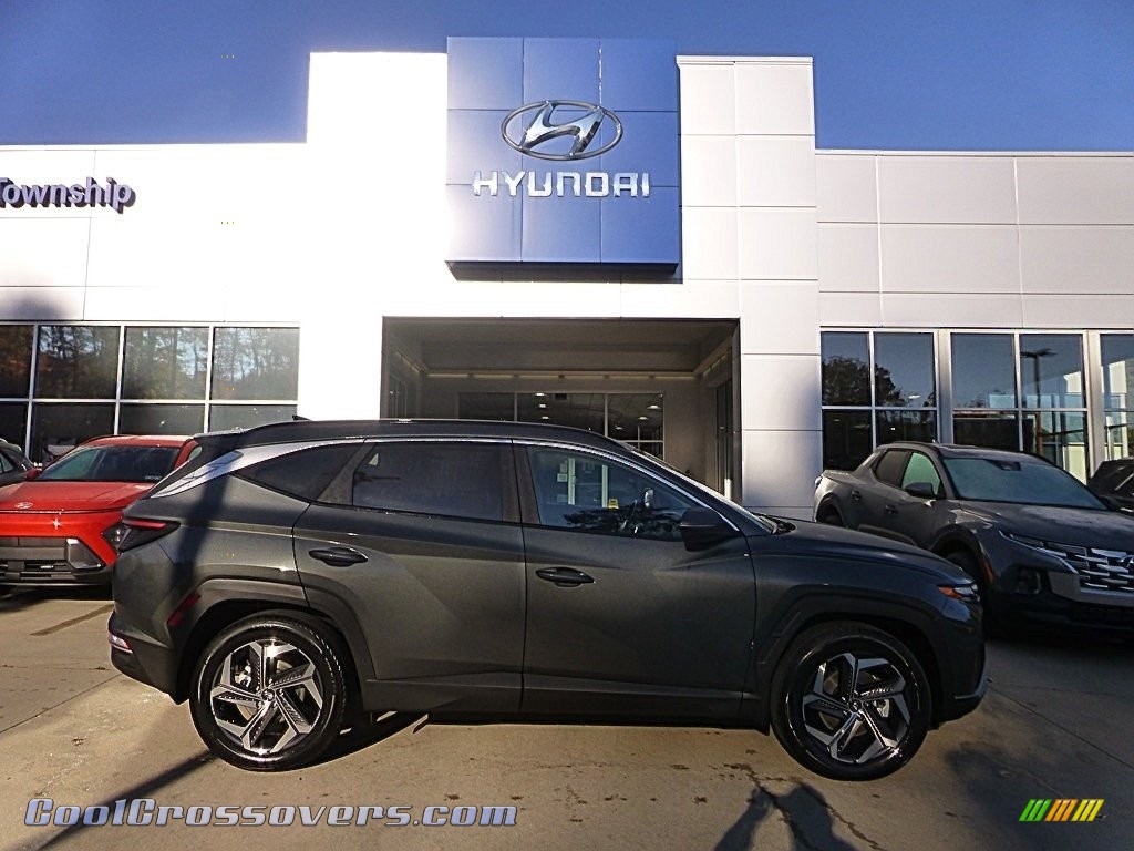 Amazon Gray / Black Hyundai Tucson SEL Convenience Hybrid AWD