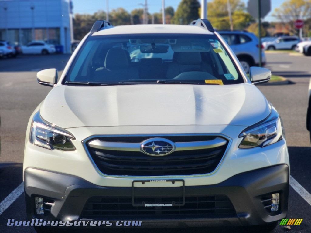 2021 Outback 2.5i Premium - Crystal White Pearl / Gray photo #2