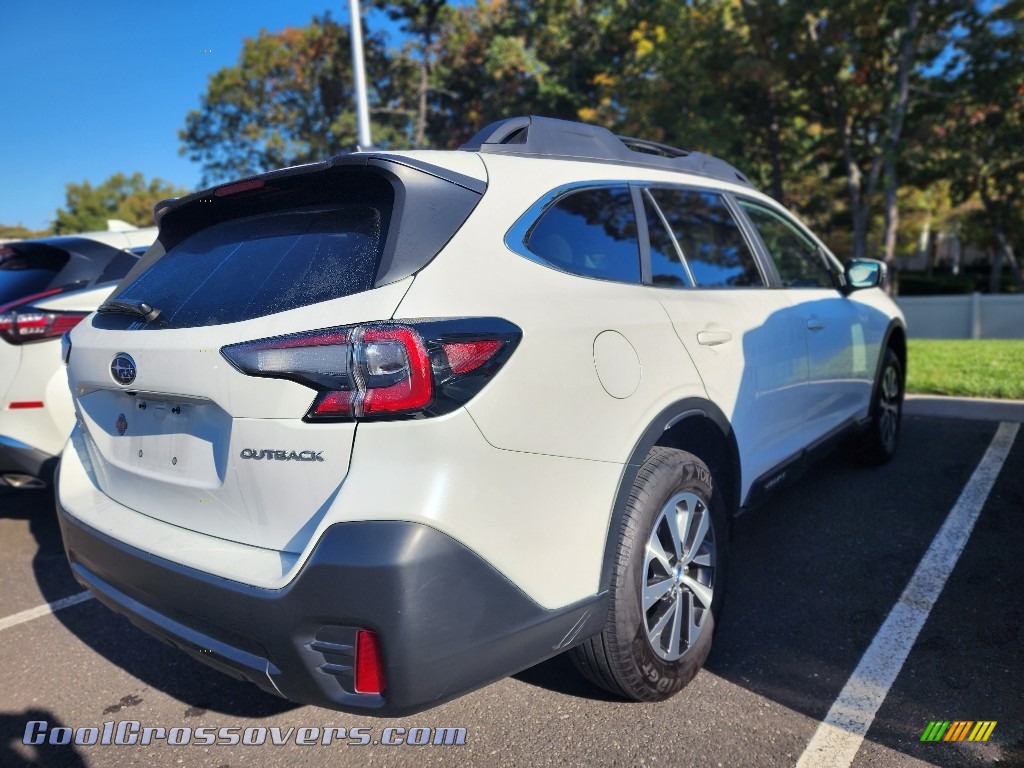 2021 Outback 2.5i Premium - Crystal White Pearl / Gray photo #3