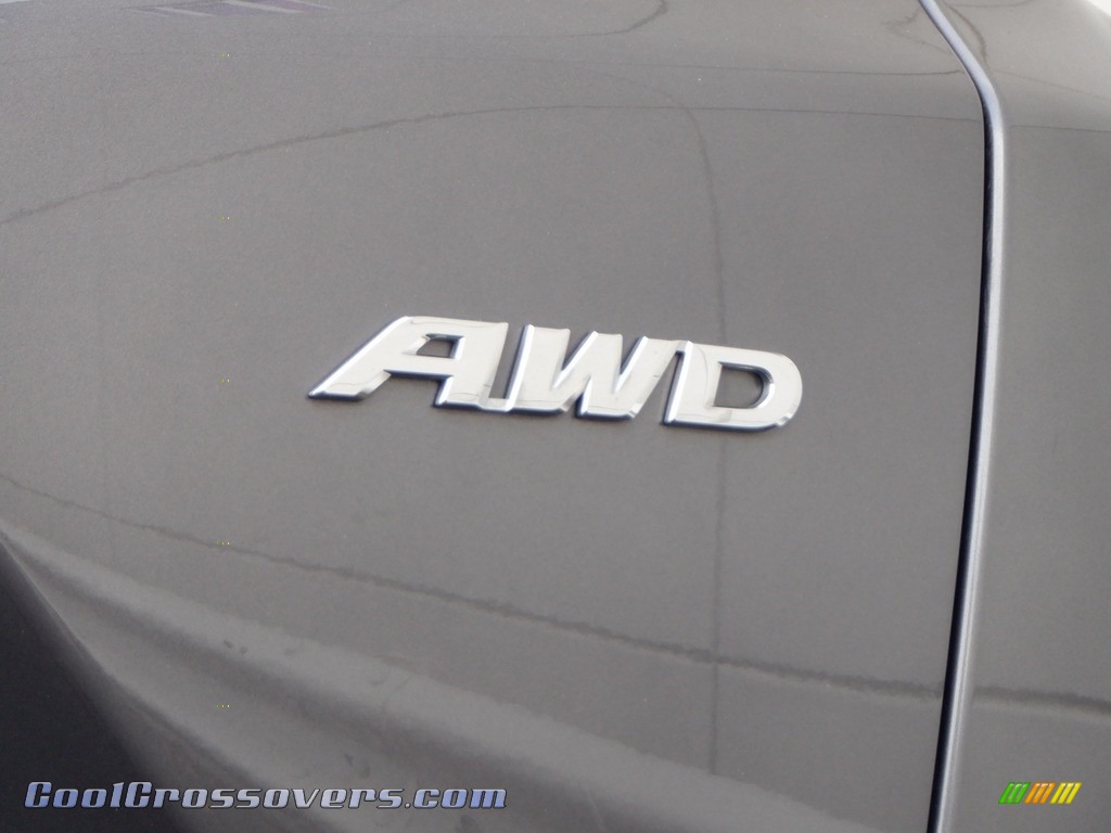 2020 CR-V EX AWD - Modern Steel Metallic / Black photo #7