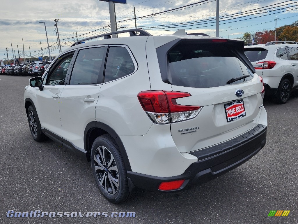 2023 Forester Limited - Crystal White Pearl / Gray photo #4