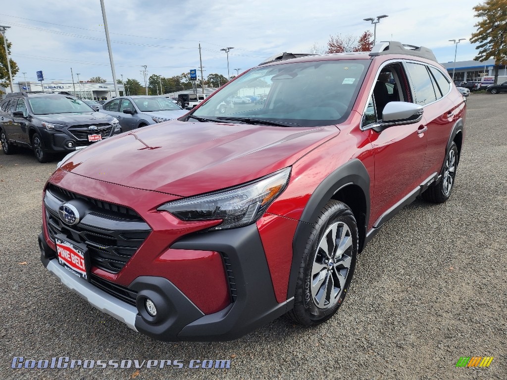 2024 Outback Touring - Crimson Red Pearl / Slate Black photo #1