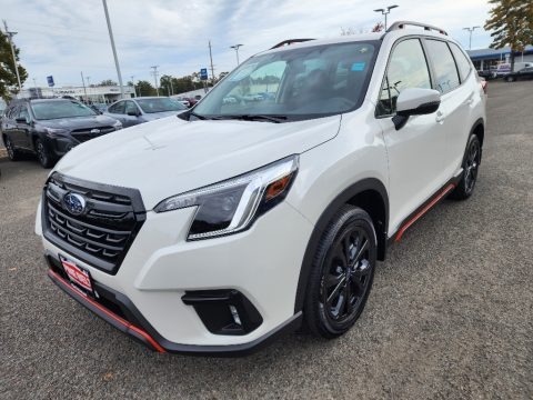 Crystal White Pearl 2023 Subaru Forester Sport