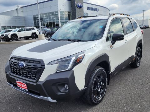 Crystal White Pearl 2023 Subaru Forester Wilderness