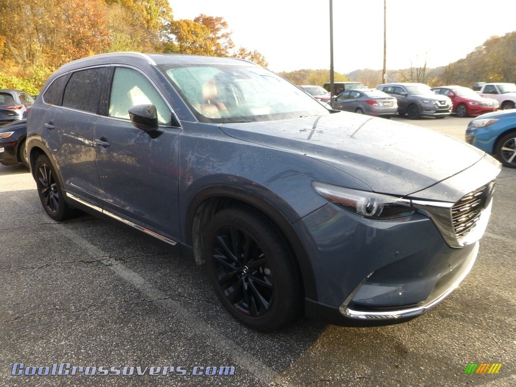 2021 CX-9 Carbon Edition AWD - Polymetal Gray / Red photo #4