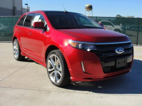 Red Candy Metallic 2011 Ford Edge Sport. Red Candy Metallic