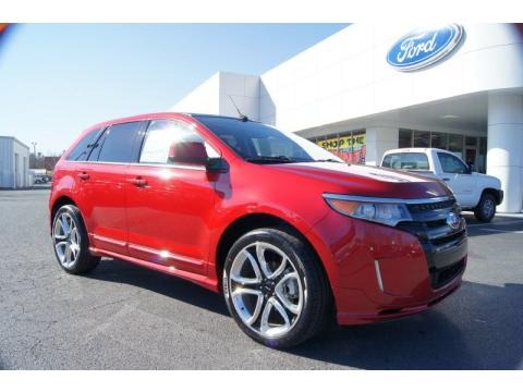 Red Candy Metallic 2011 Ford Edge Sport. Red Candy Metallic