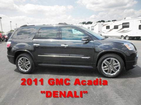 Gmc Acadia Denali Black. 2011 GMC Acadia Denali AWD