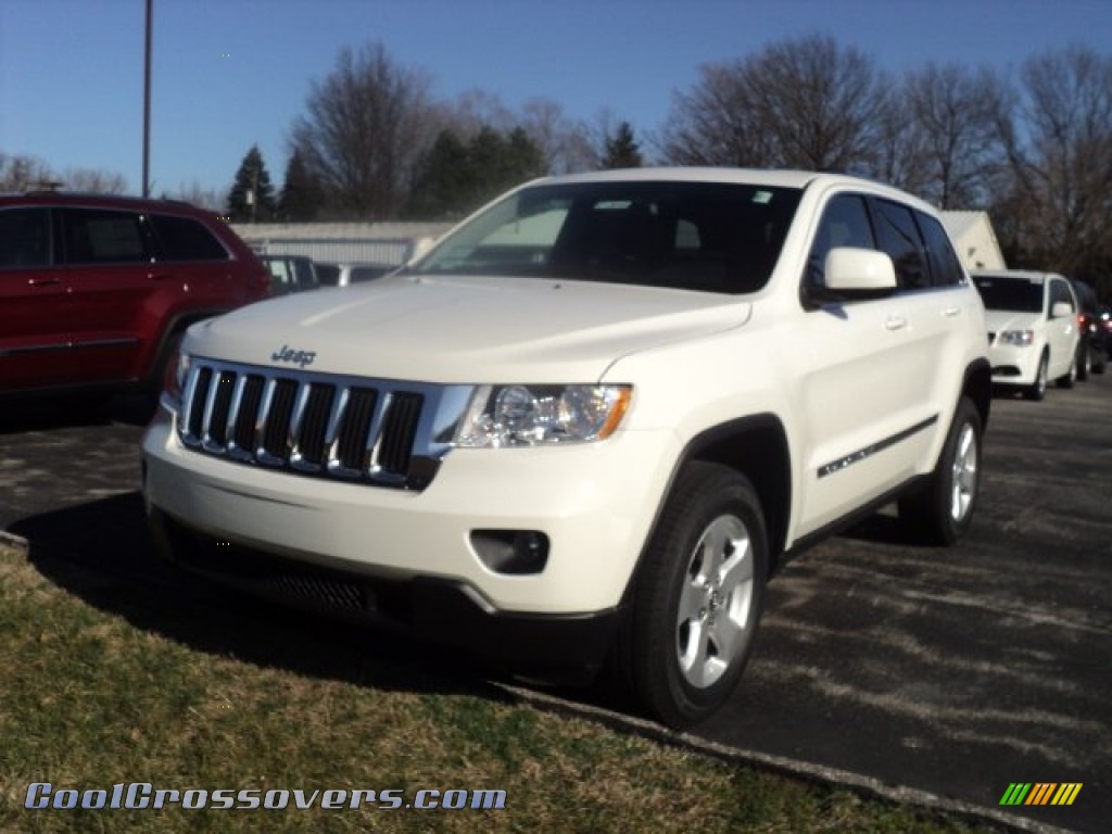 2012 Jeep grand cherokee limited white #4