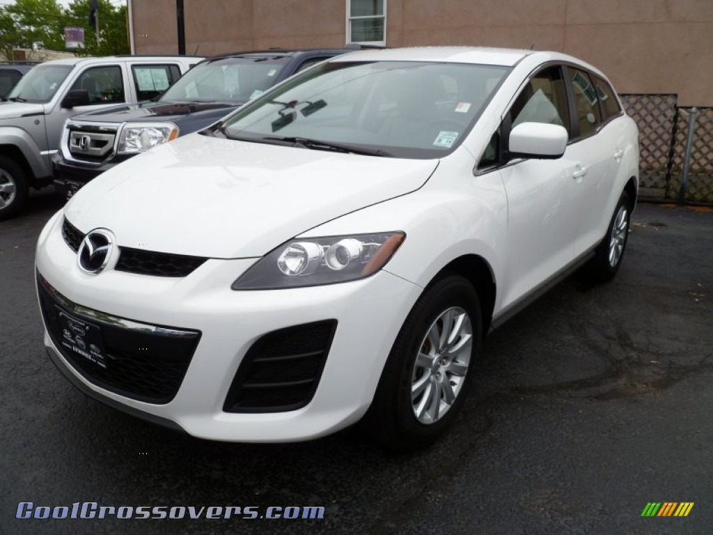 Crystal White Pearl Mica / Sand Mazda CX-7 i SV Crystal White Pearl Mica / Sand Mazda CX-7 i SV