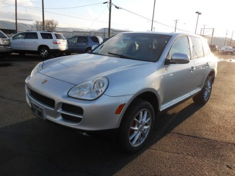Crystal Silver Metallic 2004 Porsche Cayenne S Crystal Silver Metallic 2004 Porsche Cayenne S