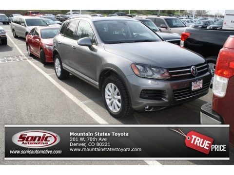 Canyon Gray Metallic 2012 Volkswagen Touareg TDI Sport 4XMotion
