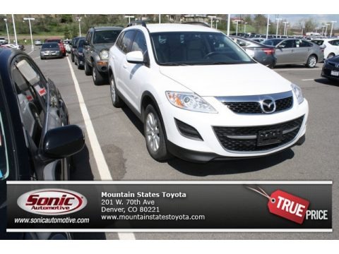 Crystal White Pearl Mica 2010 Mazda CX-9 Touring AWD Crystal White Pearl Mica 2010 Mazda CX-9 Touring AWD