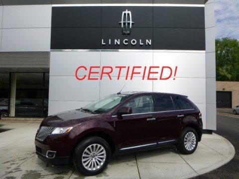 Bordeaux Reserve Red Metallic 2011 Lincoln MKX AWD Bordeaux Reserve Red Metallic 2011 Lincoln MKX AWD