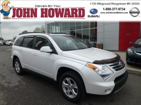 Pearl White Tri Coat Metallic 2009 Suzuki XL7 Luxury AWD