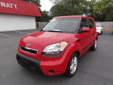 Molten Red 2011 Kia Soul +