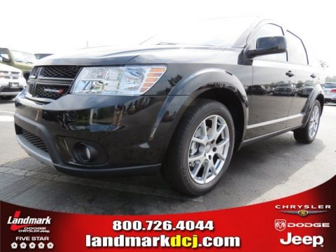Brilliant Black Crystal Pearl 2013 Dodge Journey R/T