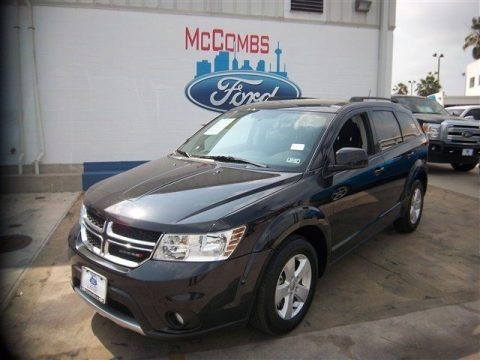 Brilliant Black Crystal Pearl 2012 Dodge Journey SXT AWD