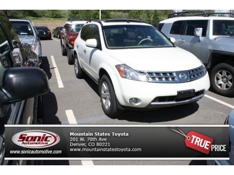 Glacier Pearl 2006 Nissan Murano SL Glacier Pearl 2006 Nissan Murano SL