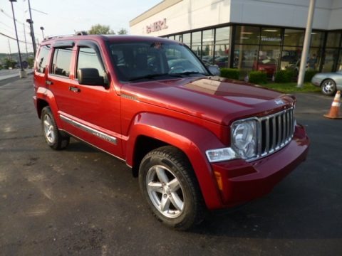 Inferno Red Crystal Pearl 2008 Jeep Liberty Limited 4x4 Inferno Red Crystal Pearl 2008 Jeep Liberty Limited 4x4