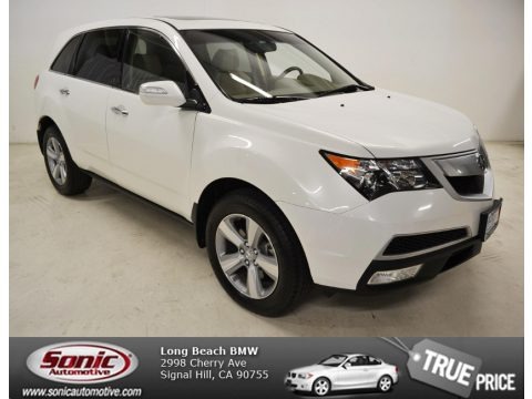Aspen White Pearl II 2012 Acura MDX SH-AWD Technology