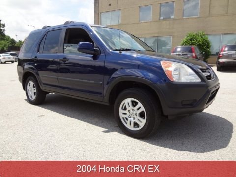 Eternal Blue Pearl 2004 Honda CR-V EX 4WD