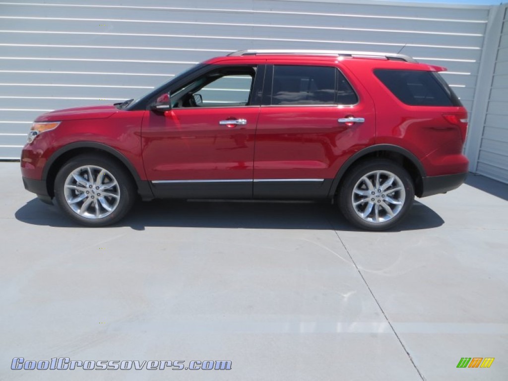 2014 Explorer Limited - Ruby Red / Charcoal Black photo #6